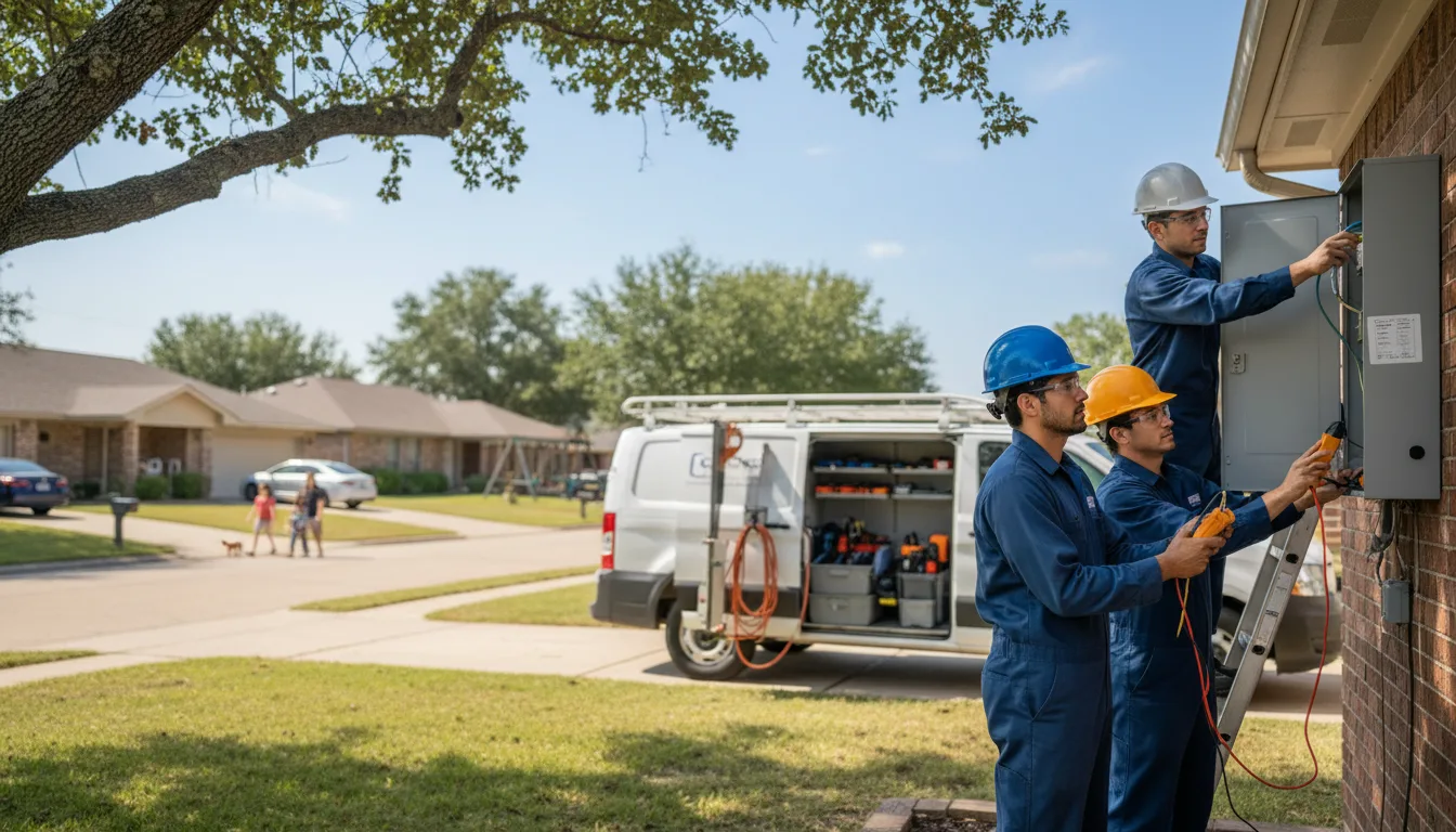 Certified electrician providing emergency electrical services in Dodge, WI